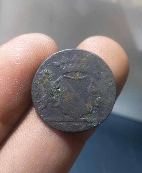 A 2067 Koin Kuno VOC Ultrech Duit Tahun 1790 Bekas Pakai Kondisi Sesuai Gambar