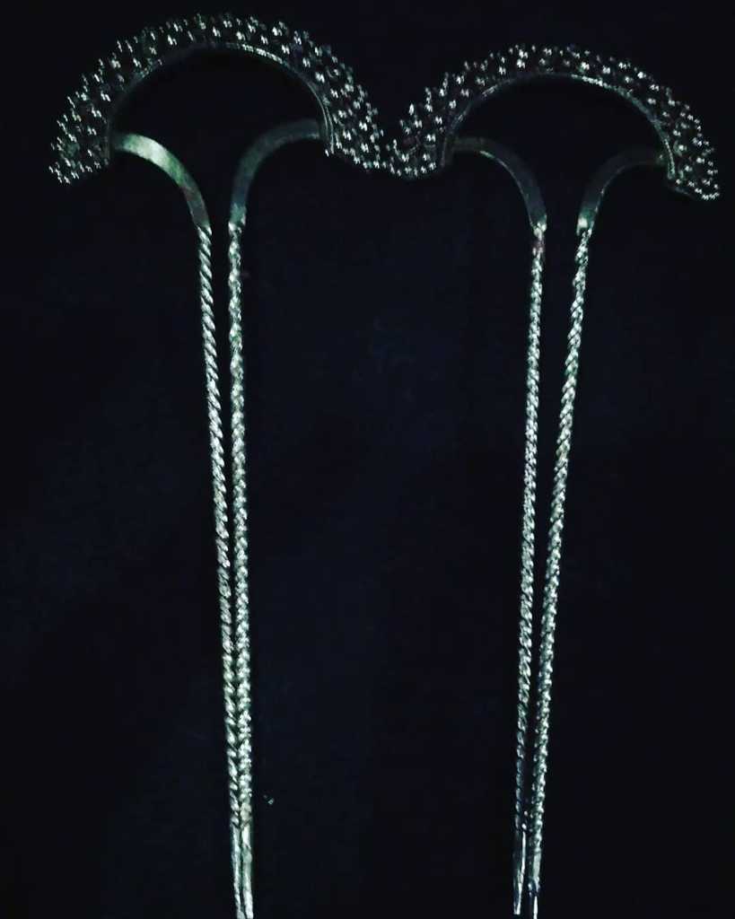 Sepasang Tusuk konde panjang : 14 cm