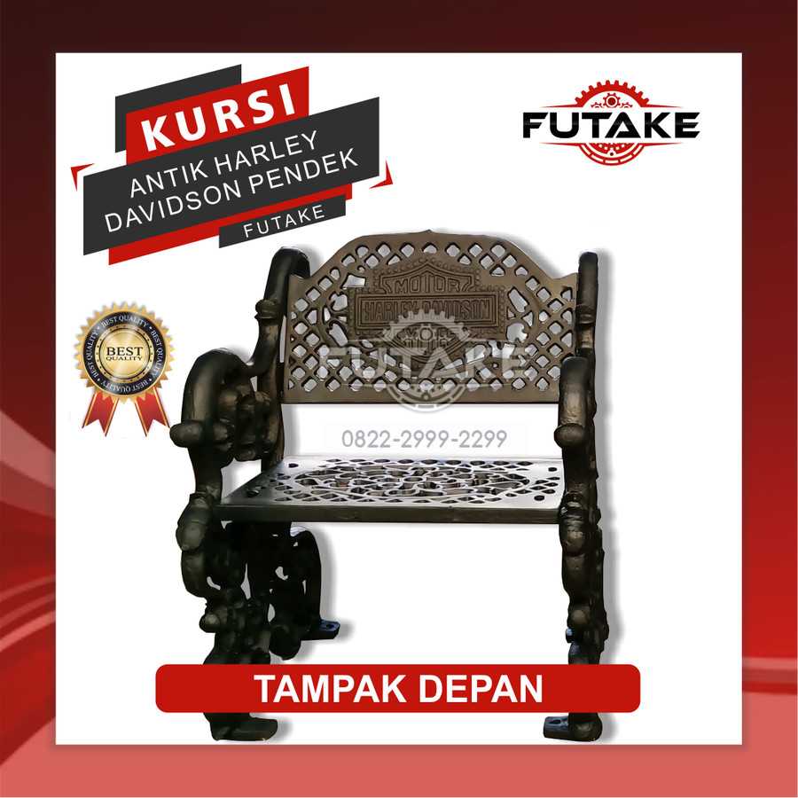 KURSI SANDARAN UKEL HARLEY DAVIDSON FULL COR METAL SEINGEL SEAT