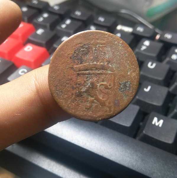 A 1729 Koin Nederl Indie 2 Cent Tahun 1830 Kondisi Sesuai Gambar