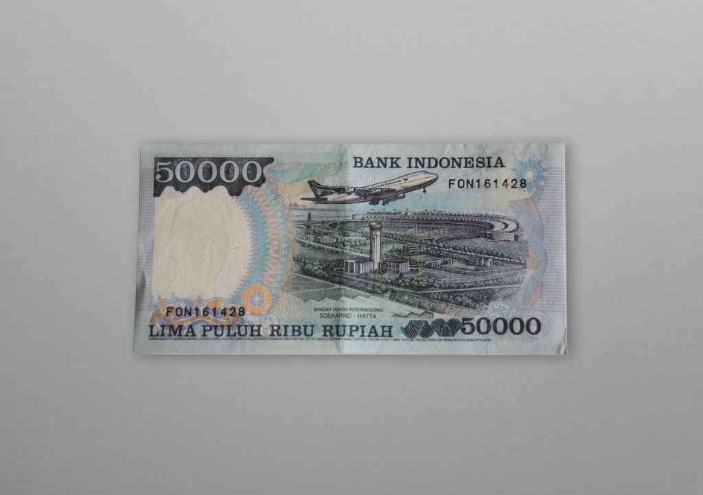 Uang Bank Indonesia Kertas Rp 50 000 Soeharto Tahun 1995