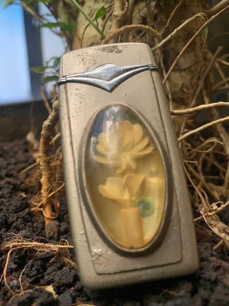 Korek Gas Motif Bunga