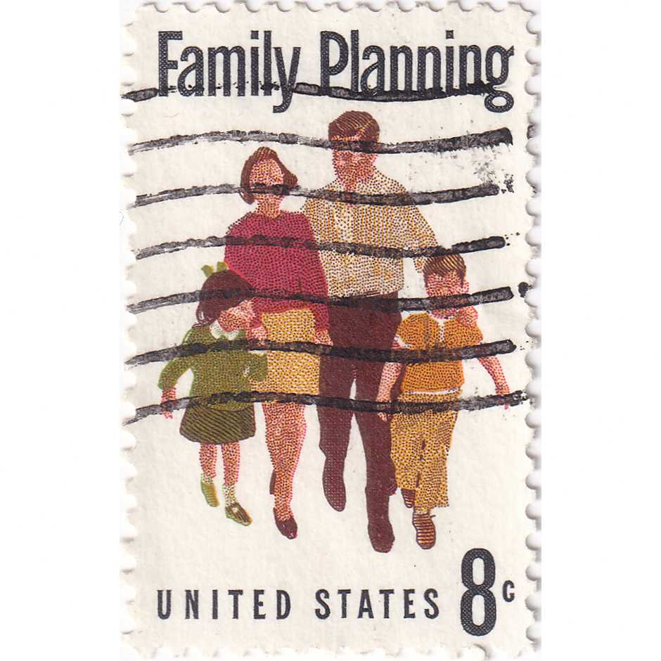 Prangko United States 1972 - Family Planning Used