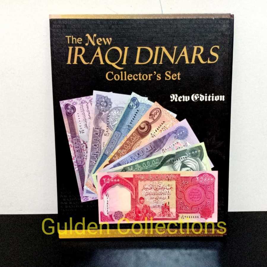 UANG KUNO SET LENGKAP DINAR IRAQ NOMINAL 41800 BARU GRESS MULUS