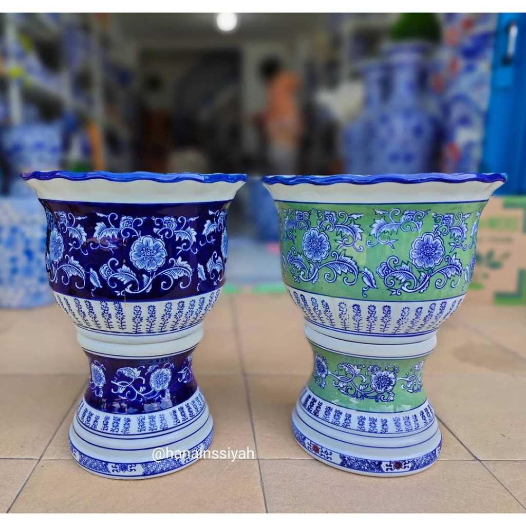 Pot kaki warna - warni