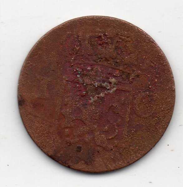 A1399 Nederlands Indies 1 Cent TAhun 1837 Bekas Pakai Sesuai Gambar