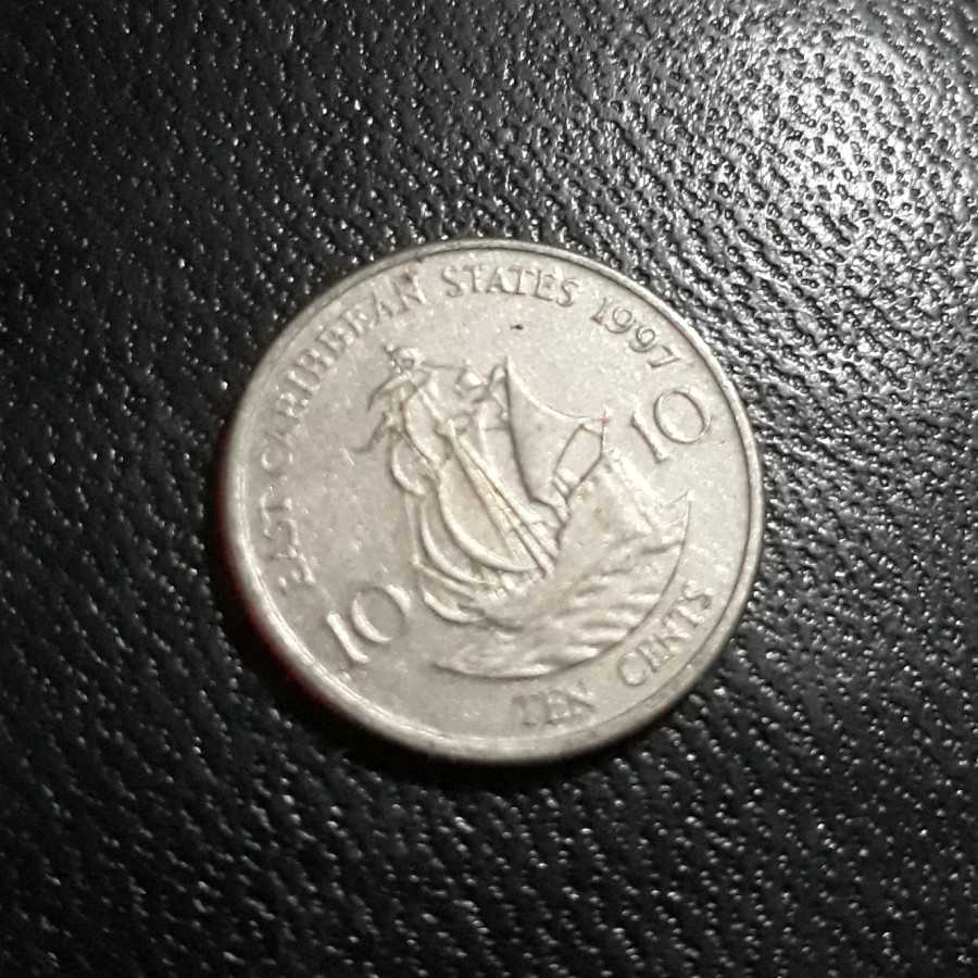 East Caribbean States - 10 Cents 1997 : Koin / Asing / Kuno