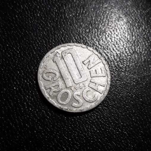 Austria - 10 Groschen 1967 : Koin / Asing / Uang Kuno
