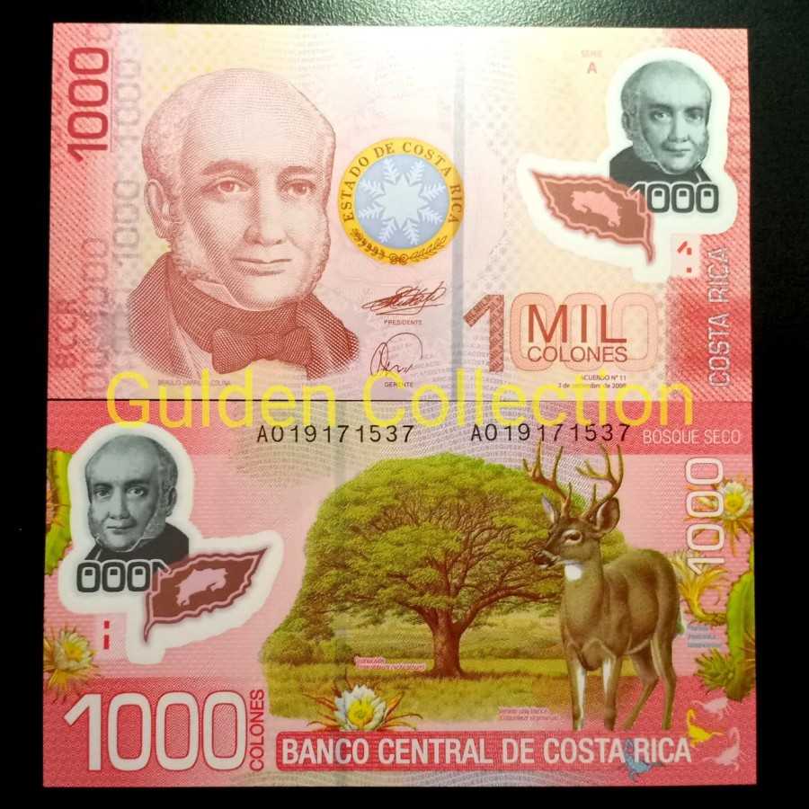 Costa Rica 1000 Colones Polymer UNC