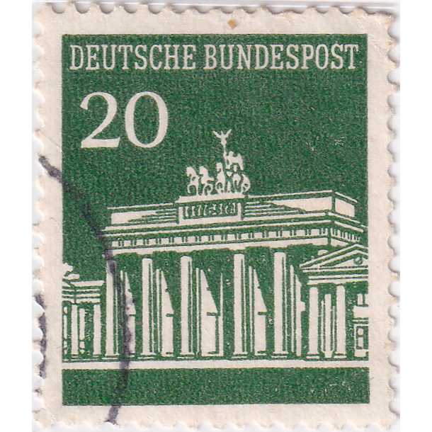 Prangko Germany 1966 - Brandenburger Tor 20Pfg Used