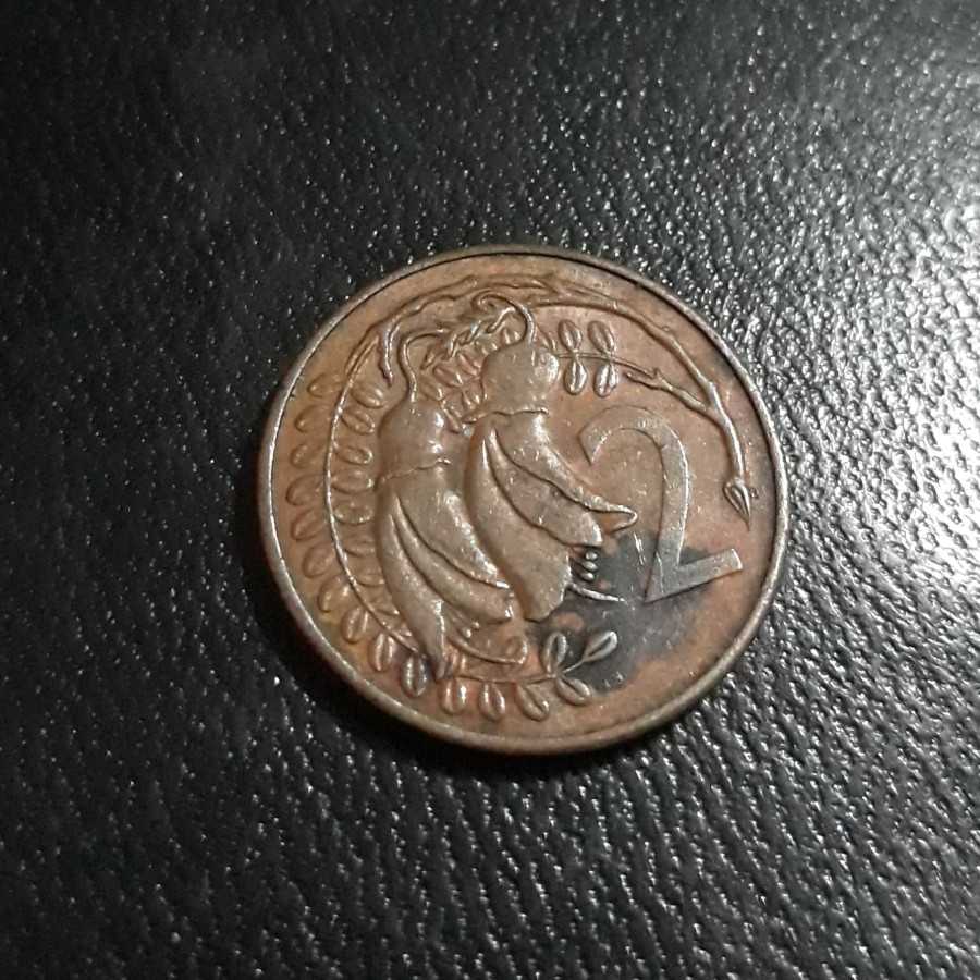Selandia Baru ( New Zealand ) - 2 Cents 1982 : Koin / Asing / Kuno