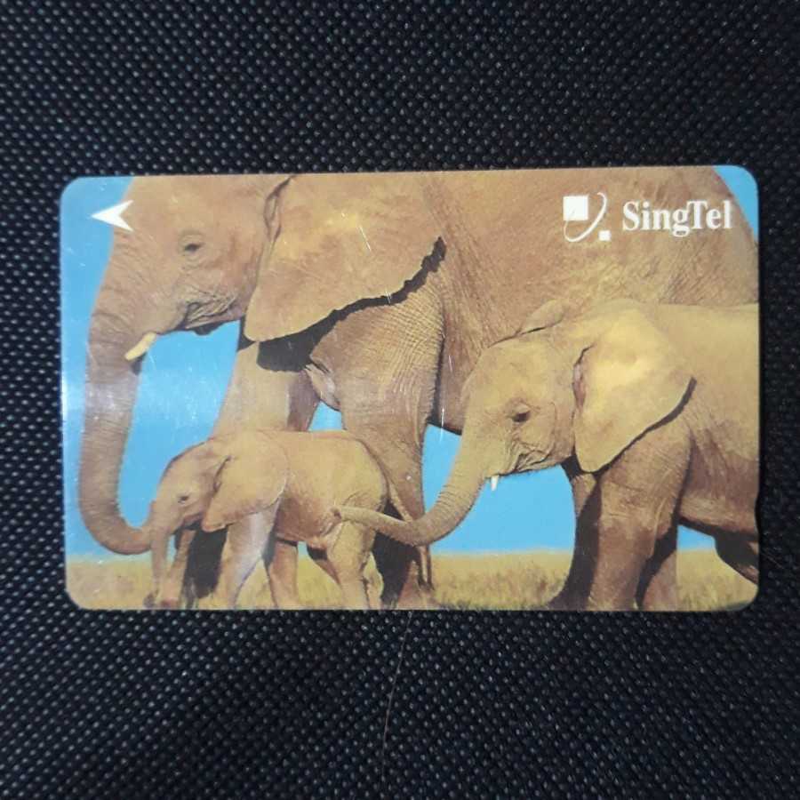 Kartu Telepon Umum Luar : Singapore Telecom SGD 10 - Gajah