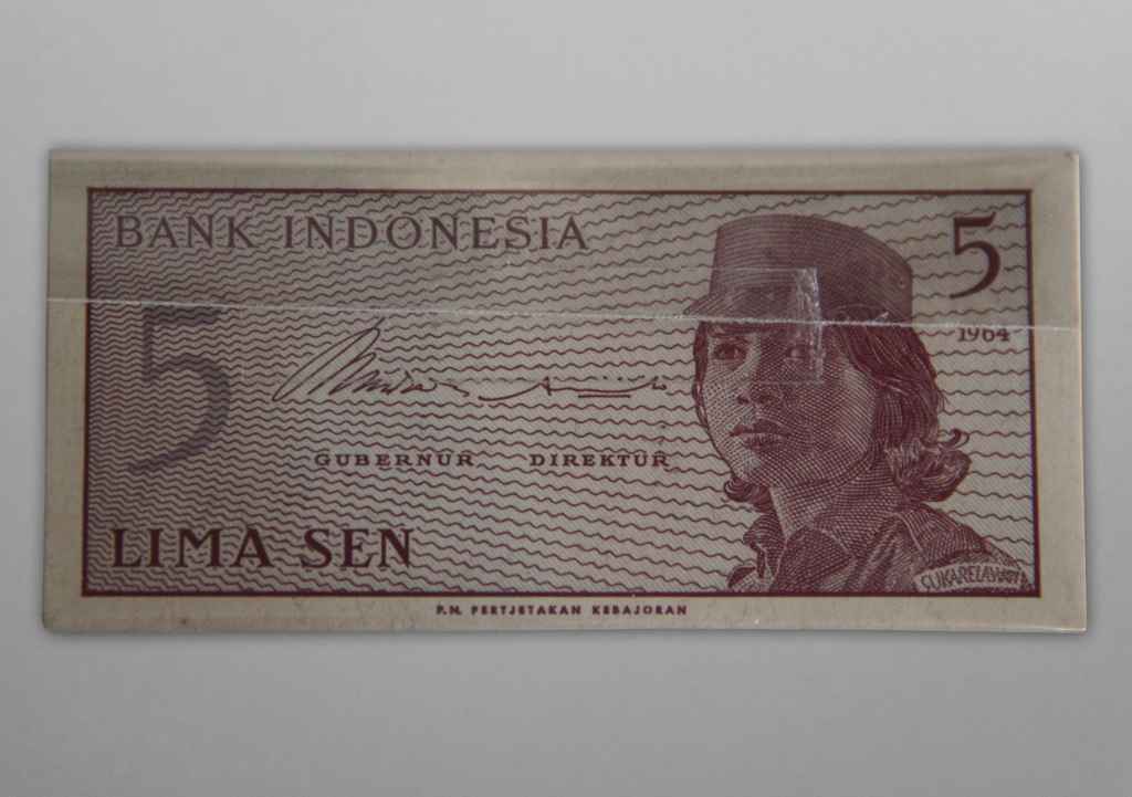 Uang Bank Indonesia 5 Sen Tahun 1964