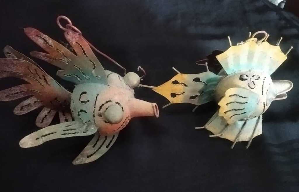 Ikan enamel dari bahan besi