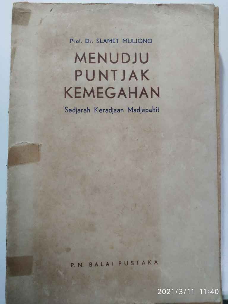 Buku MENUDJU PUNTJAK KEMEGAHAN