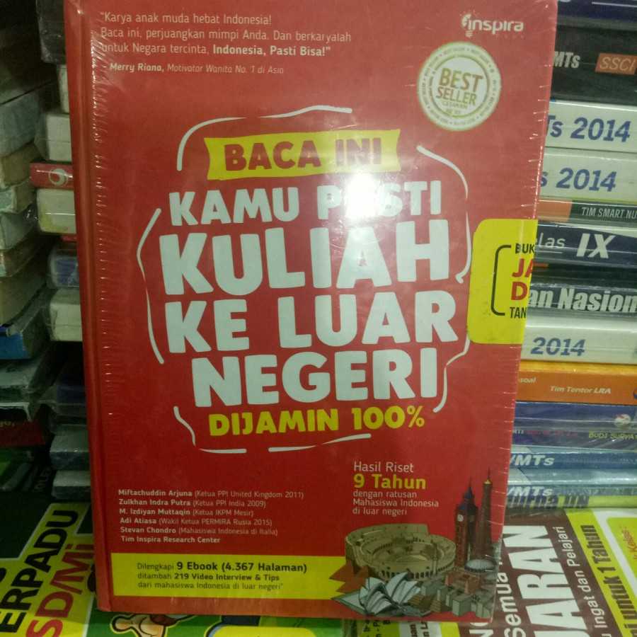 Baca ini kami pasti kuliah ke luar negeri