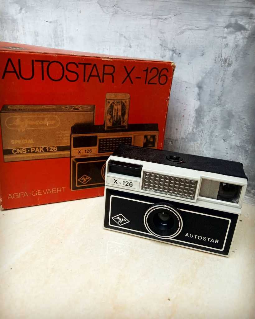 viewfinder camera for 126 (Kodapak) film cartridges.