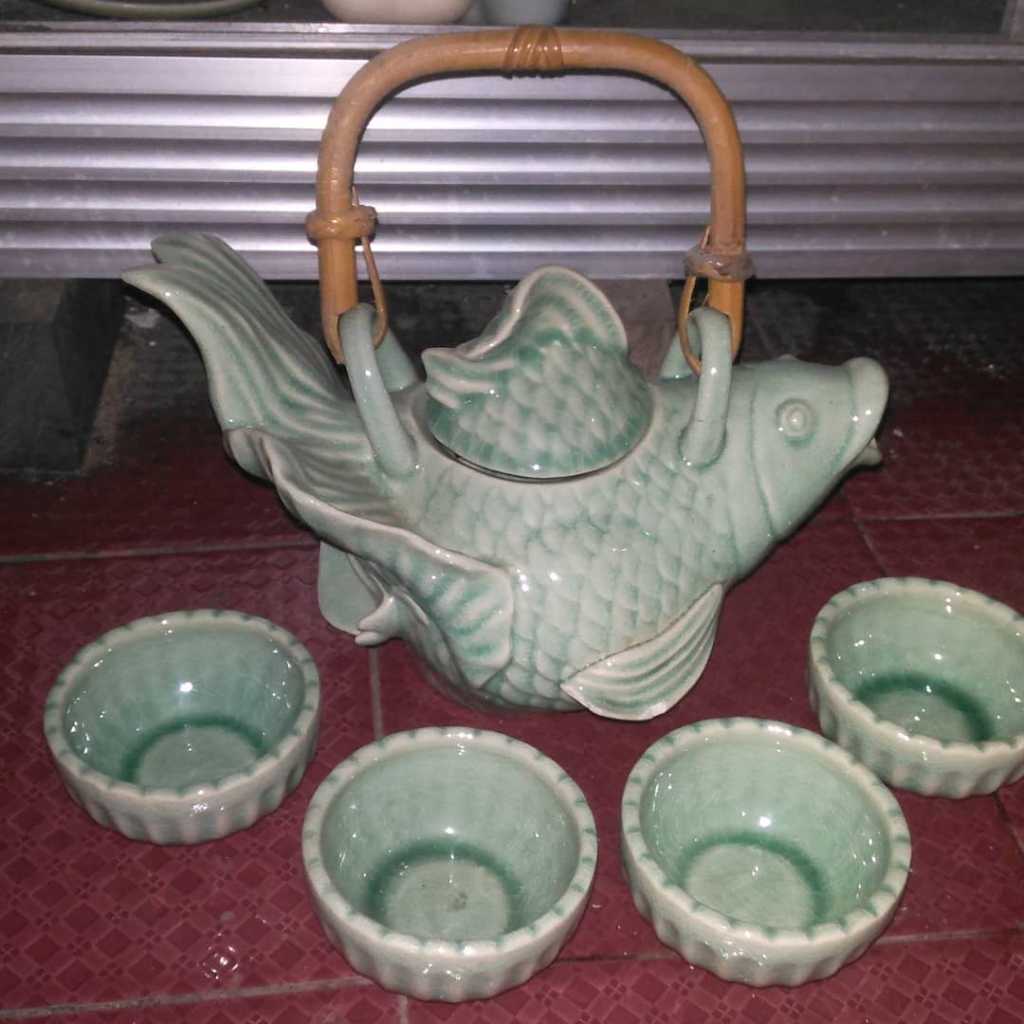 Teko Celadon Vintage