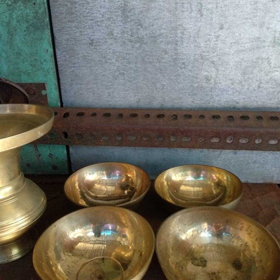 Mangkok Kuningan Vintage