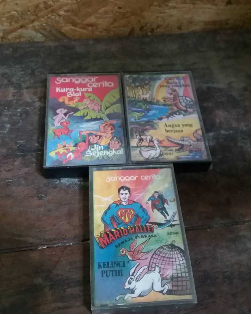 Kaset pita Sanggar cerita 3 biji 65 rb
