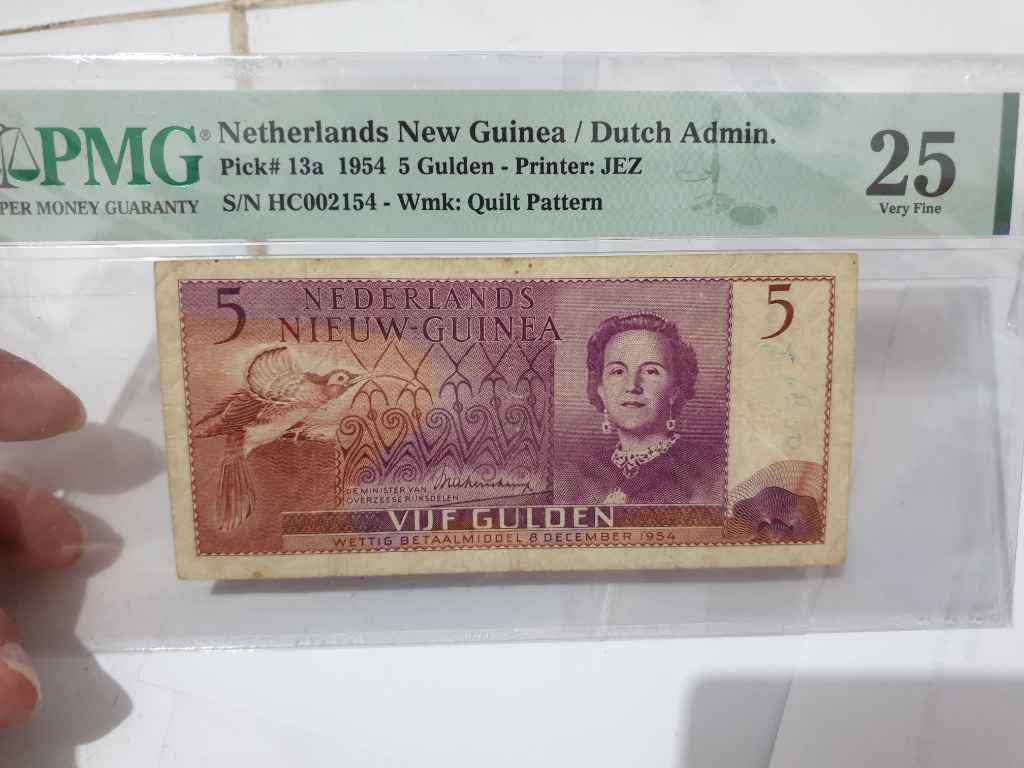 Uang Nng 5g 1954 pmg 25