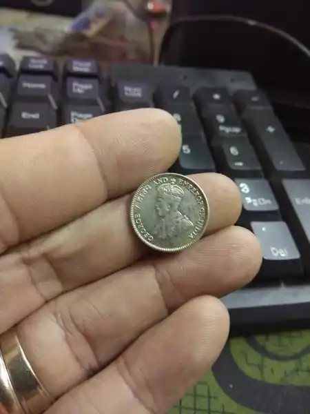 A1201 Straits Settlements 10 Cent Tahun 1927 Silver Bekas Pakai Sesuai Gambar