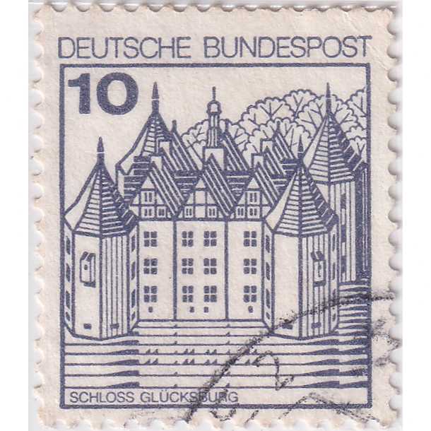 Prangko Germany 1977 - Palaces and Castles 10Pfg Used