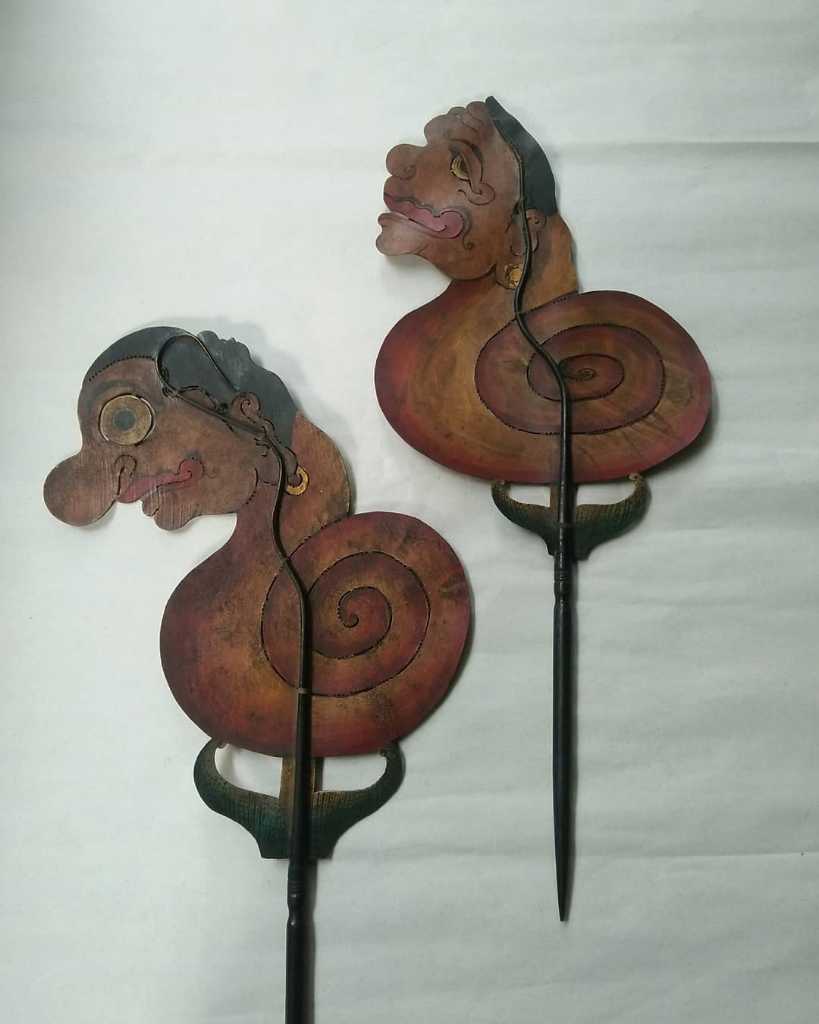 Wayang kulit Jawa / Semar,Gareng