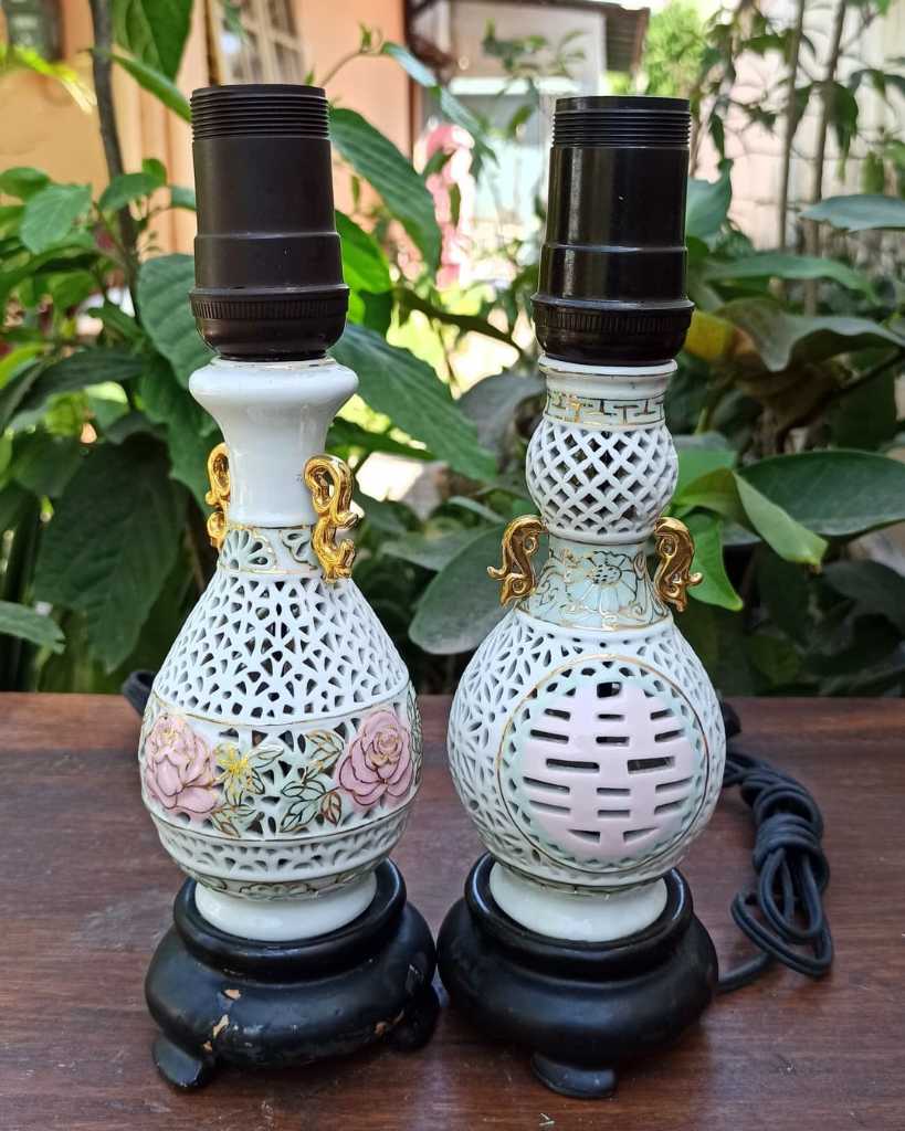 Lampu keramik Model krawangan