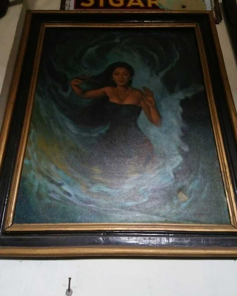 Lukisan kanvas Indah 100cm X 70 cm