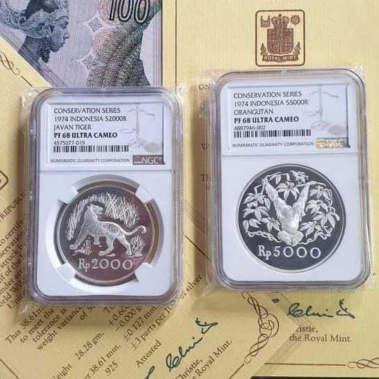 Ngc set otan Dan Harimau PF 68