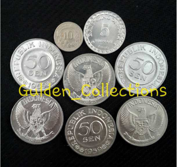 Paket murah mahar 18 rupiah koin uang kuno mahar pernikahan 10+5+5sbx6