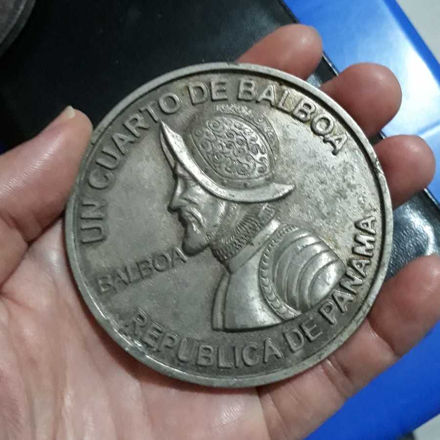 Token / Koin / Souvenir - Replika Un Cuarto de Balboa . Panama