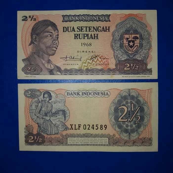 Uang kuno 2 1/2 Soedirman