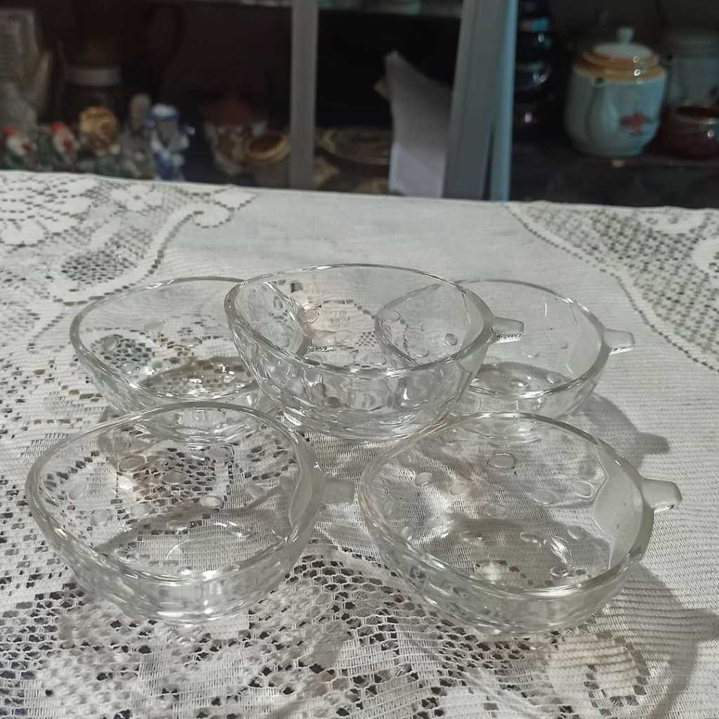 Tempat Kacang Kaca Eropa Vintage