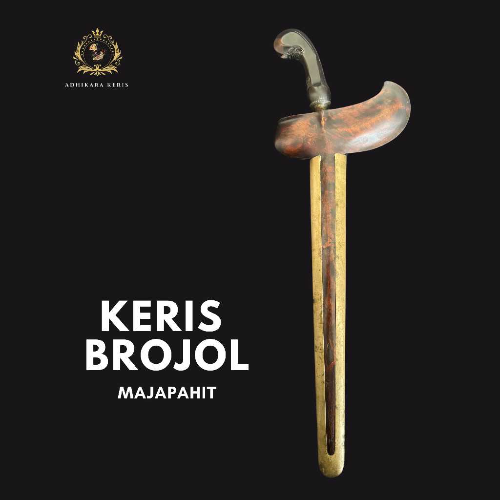 Keris Brojol Majapahit Pamor Wahyu Tumurun