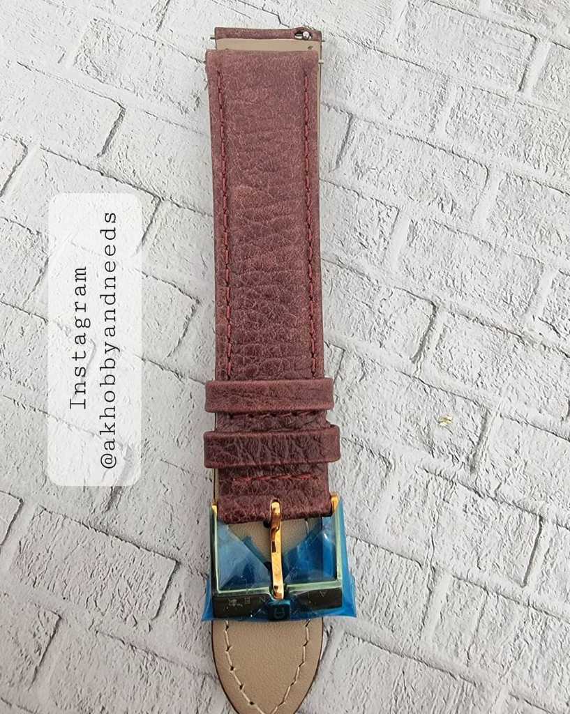 Leather Strap Strap Kulit Aigner Original Original 100