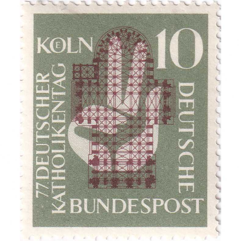 Prangko Germany 1956 - The Catholic Congress