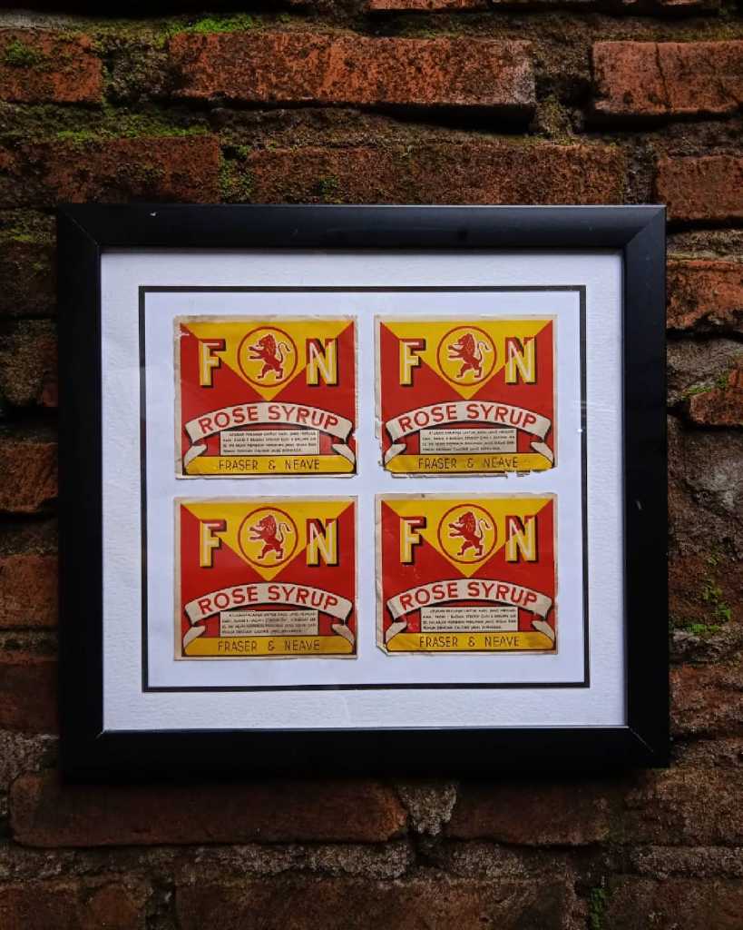 Etiket kertas F&N lawas