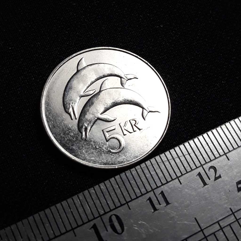 Iceland (Islandia) - 5 Kronur 2008