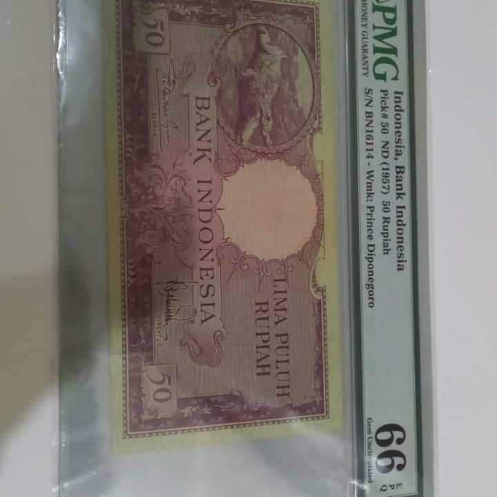 Pmg 66 epq 1957 Rp 100