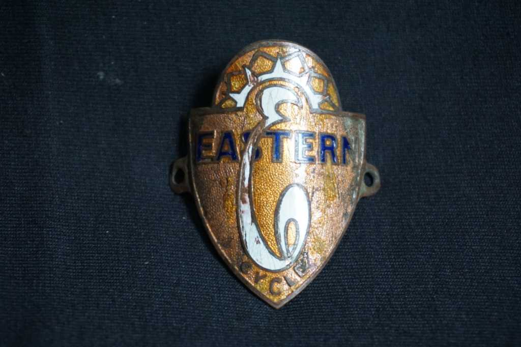 Emblem Plat Sepeda Ontel Merk Eastern