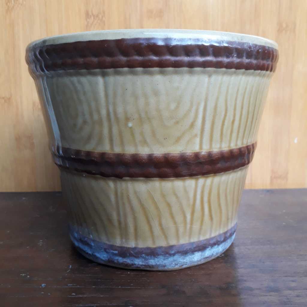 Pot Bunga Keramik Vintage