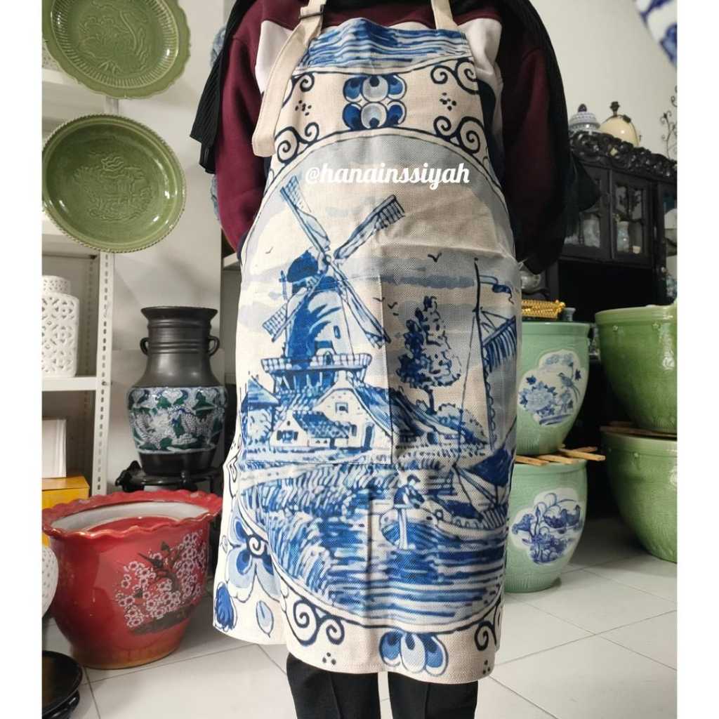 APRON DELFT ready 2 motif