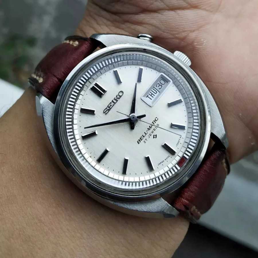 Jam Tangan Seiko Bellmatic alarm automatic vintage ref 4006 7000