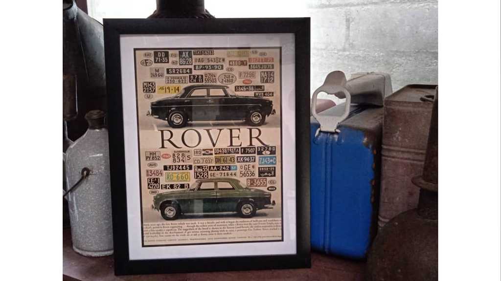 Iklan Mobil kertas lawasan thn 60an. "Land ROVER"... 'Original'..