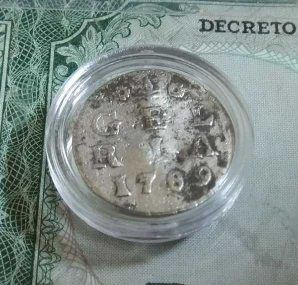 X 269 Netherlands Indies 2 Stuiver Perak Tahun 1789 Sudah Disikat Berikut Kapsul