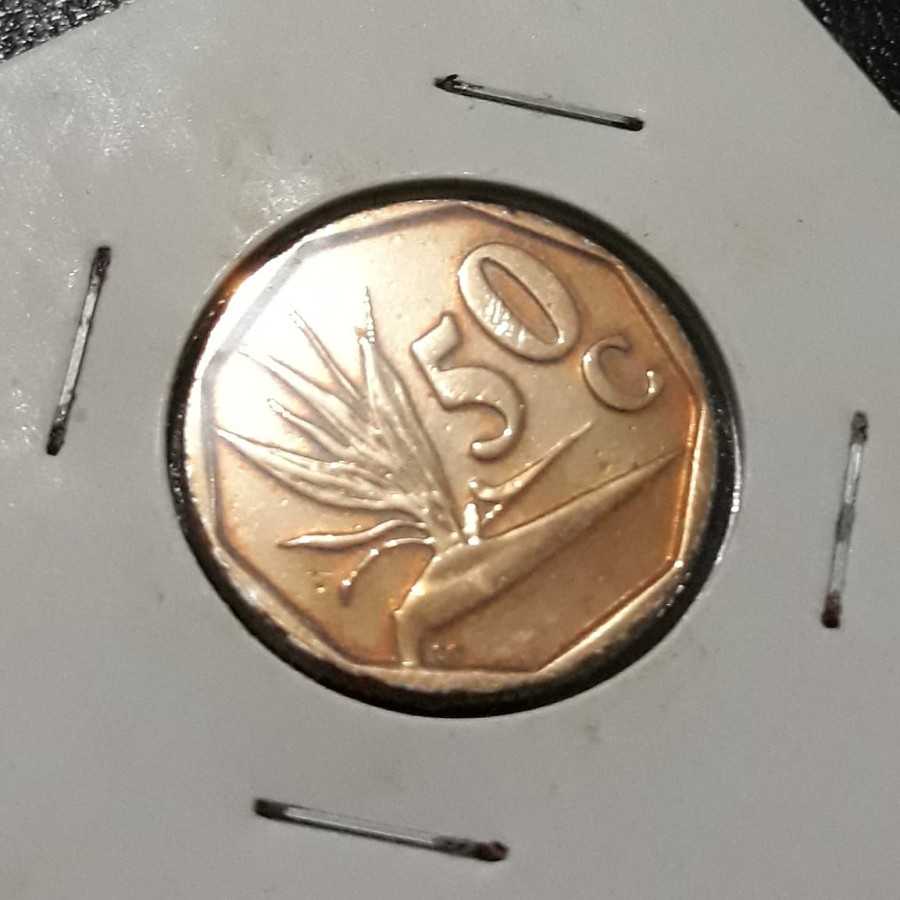Afrika Selatan ( South Africa ) - 50 Cents 1994 : Koin / Asing / Kuno