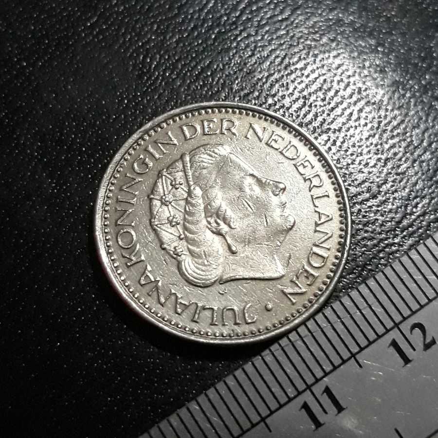 Belanda ( Netherlands ) - 1 Gulden 1973 : Koin / Asing / Kuno