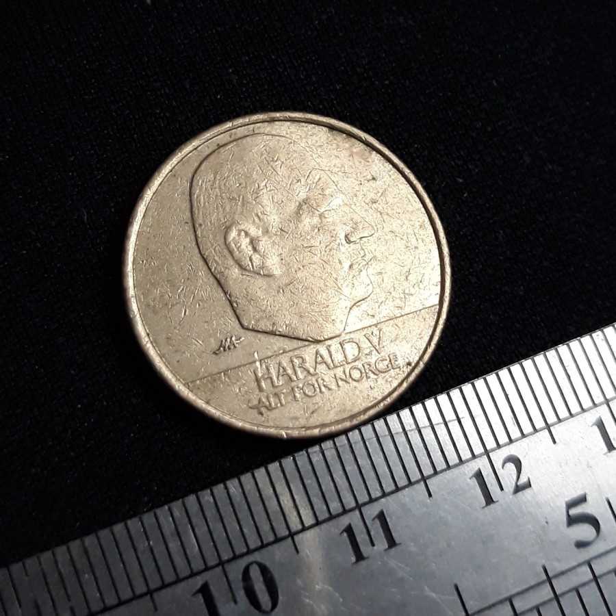 Norwegia ( Norway ) - 10 Kroner 1995 : Koin / Asing / Kuno